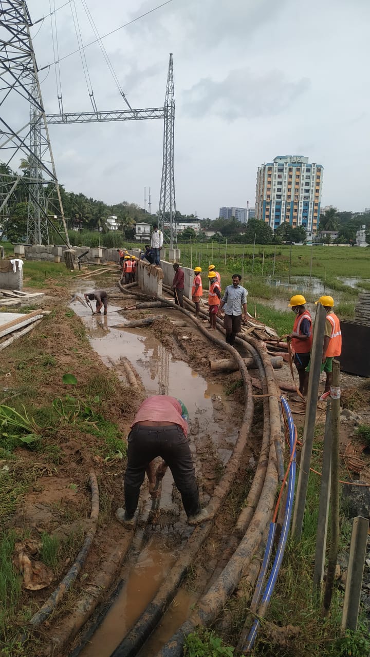 220 kV EHV Cable Laying